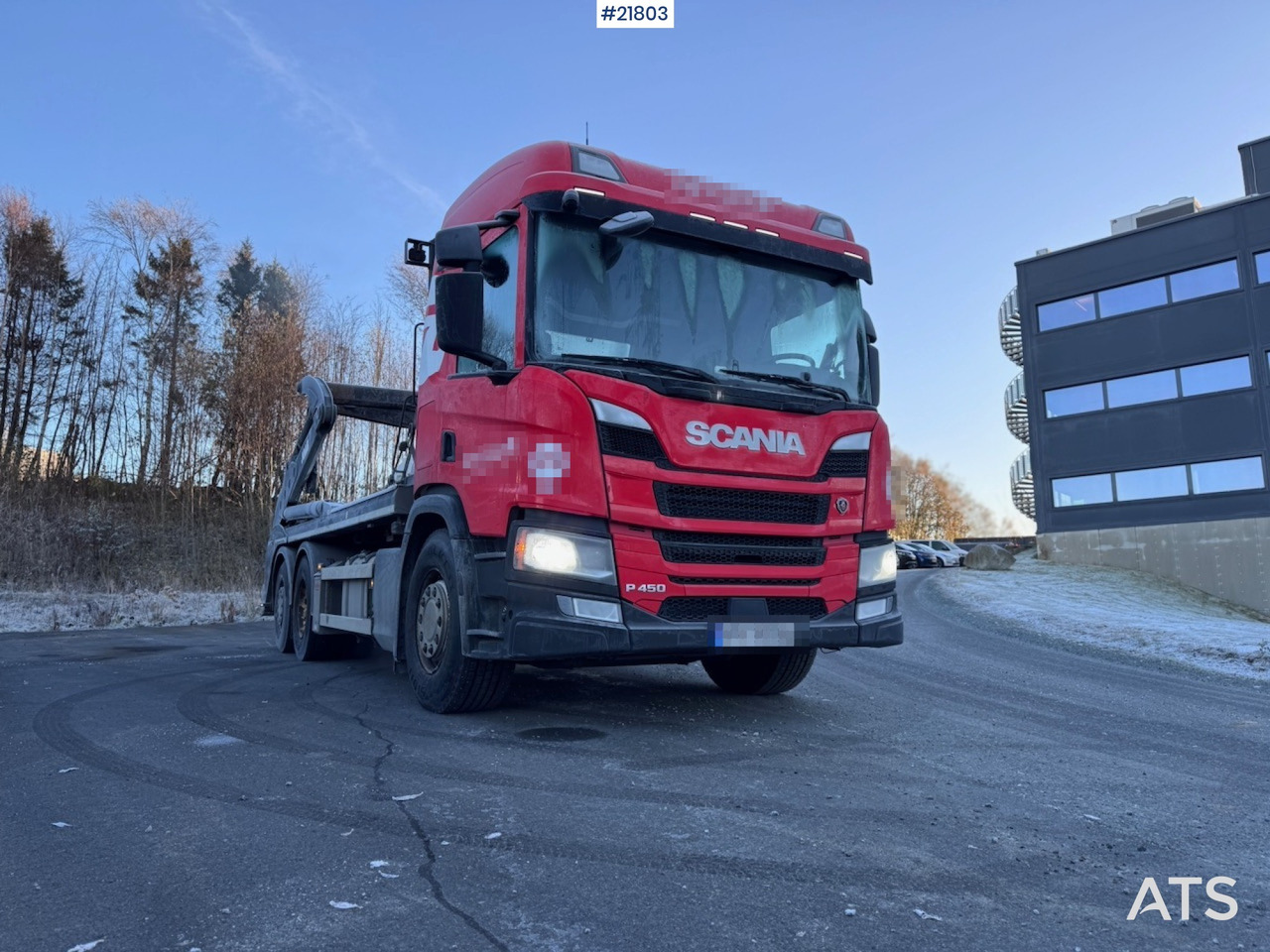 Scania P450 6x2 liftdumper med kun 282 000 km - Camión portacontenedor de cadenas: foto 5 Scania P450 6x2 liftdumper med kun 282 000 km - Camión portacontenedor de cadenas: foto 5