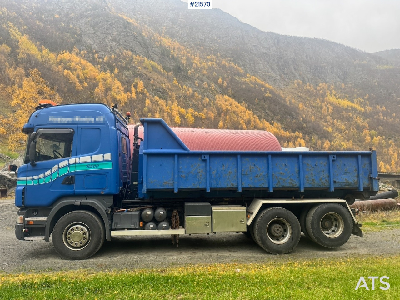 Scania R500 Krokbil m/ Kasse - Camión multibasculante: foto 3 Scania R500 Krokbil m/ Kasse - Camión multibasculante: foto 3