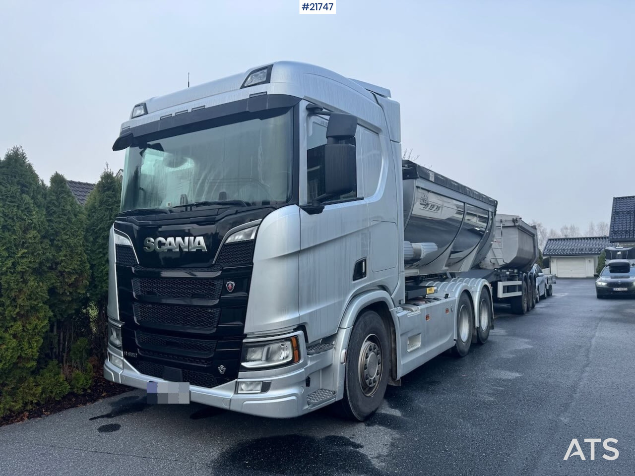 Scania R660 6X4 Asfaltbil m/ Carnehl asfaltkjerre - Camión volquete: foto 1 Scania R660 6X4 Asfaltbil m/ Carnehl asfaltkjerre - Camión volquete: foto 1