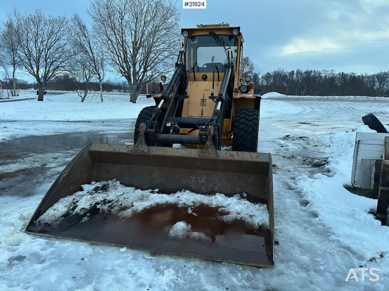 Cargadora de ruedas Volvo L70 hjullaster med klappvinge, pallegafler og planeringsskuffe: foto 7
