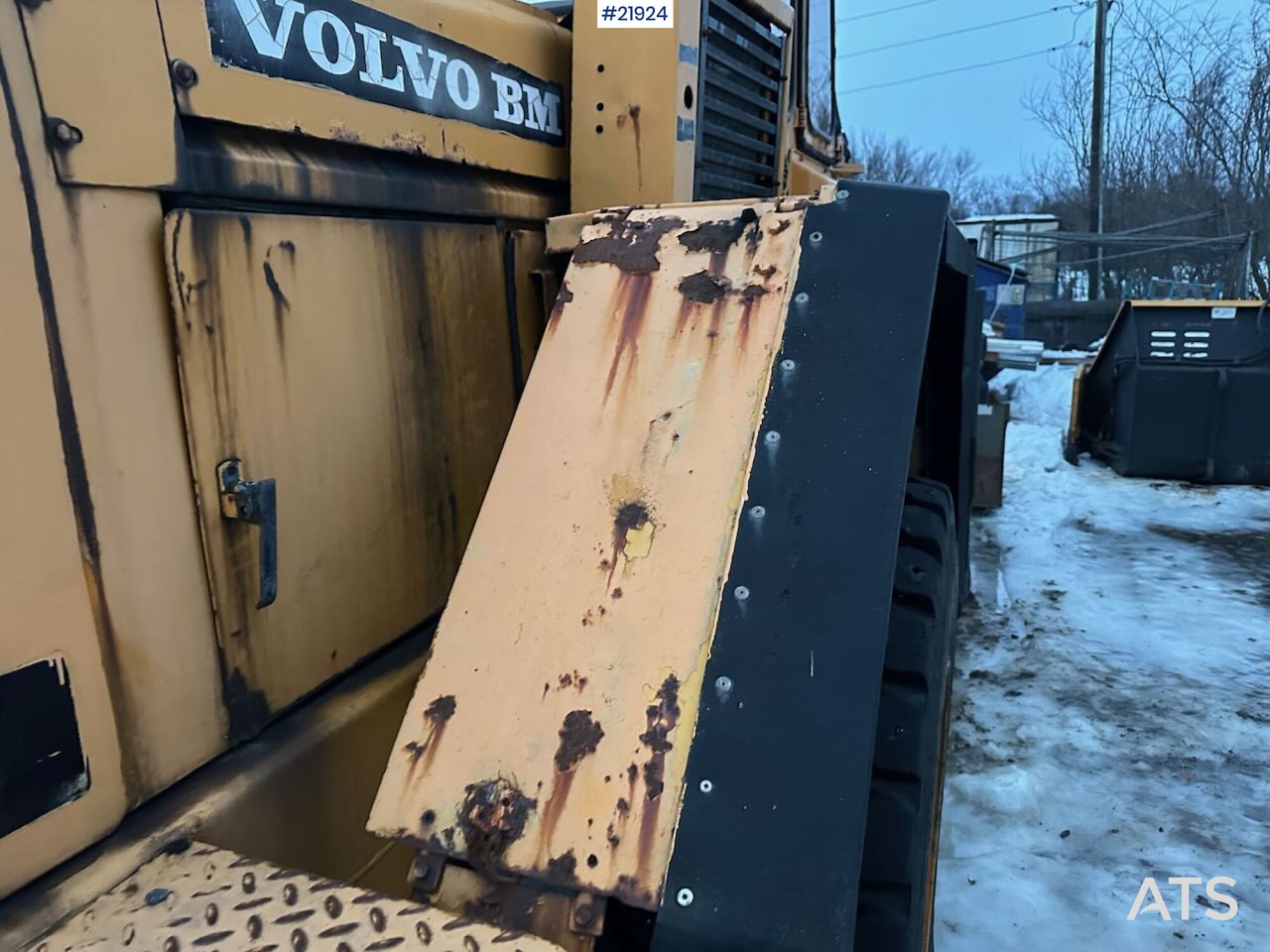 Cargadora de ruedas Volvo L70 hjullaster med klappvinge, pallegafler og planeringsskuffe: foto 18