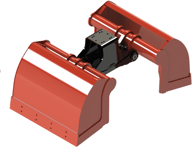 Clamshell bucket with sidewalls BV-L 400 - Cuchara de mordazas para Grúa para camión: foto 1 Clamshell bucket with sidewalls BV-L 400 - Cuchara de mordazas para Grúa para camión: foto 1