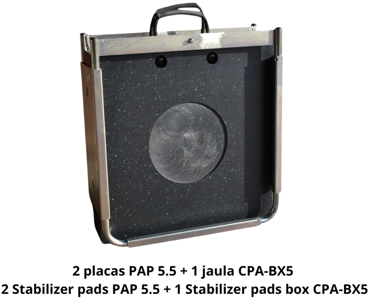 2 STABILIZER PADS + 1 BOX OF-2-2P1J - Recambio para Grúa para camión: foto 2 2 STABILIZER PADS + 1 BOX OF-2-2P1J - Recambio para Grúa para camión: foto 2