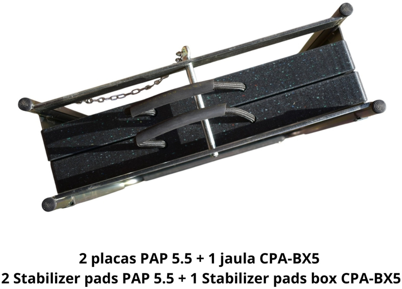 2 STABILIZER PADS + 1 BOX OF-2-2P1J - Recambio para Grúa para camión: foto 3 2 STABILIZER PADS + 1 BOX OF-2-2P1J - Recambio para Grúa para camión: foto 3