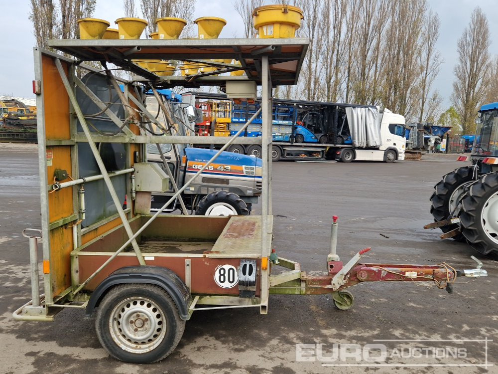 1995 Nissen Single Axle Traffic Control Trailer (German Reg. Docs. Available) - Equipo de construcción, Remolque: foto 5 1995 Nissen Single Axle Traffic Control Trailer (German Reg. Docs. Available) - Equipo de construcción, Remolque: foto 5