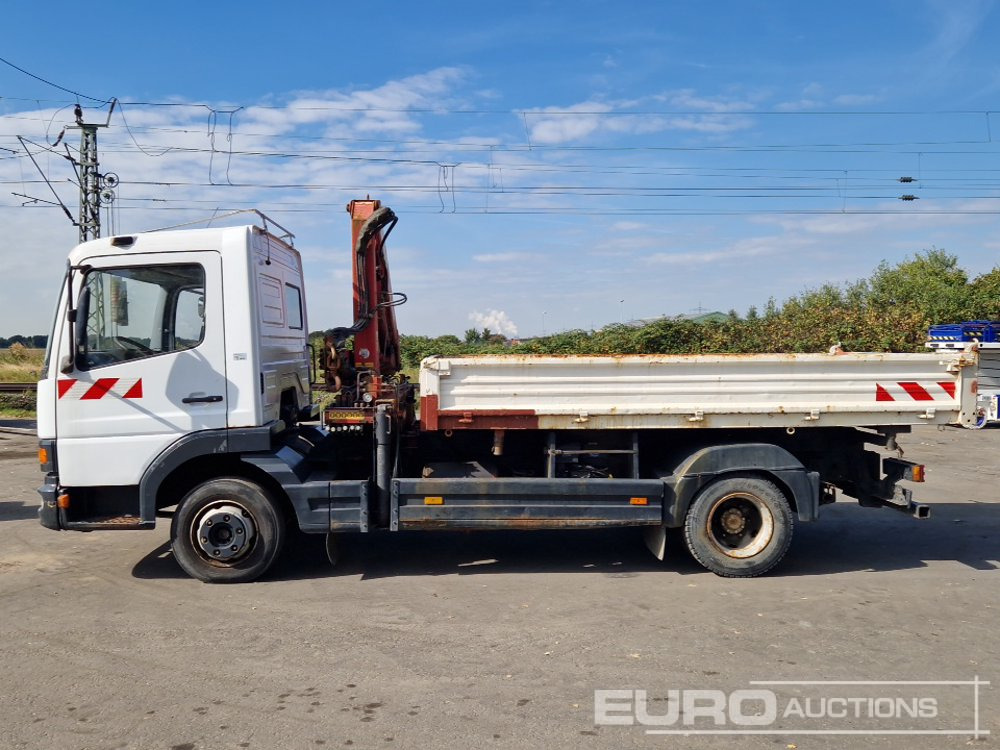 1999 Mercedes Atego - Camión caja abierta, Camión grúa: foto 2 1999 Mercedes Atego - Camión caja abierta, Camión grúa: foto 2