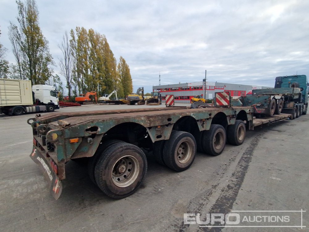 2002 Faymonville 4 Axle Low Loader Trailer, Twin Axle Extension (German Reg. Docs. Available) - Semirremolque góndola rebajadas: foto 4 2002 Faymonville 4 Axle Low Loader Trailer, Twin Axle Extension (German Reg. Docs. Available) - Semirremolque góndola rebajadas: foto 4