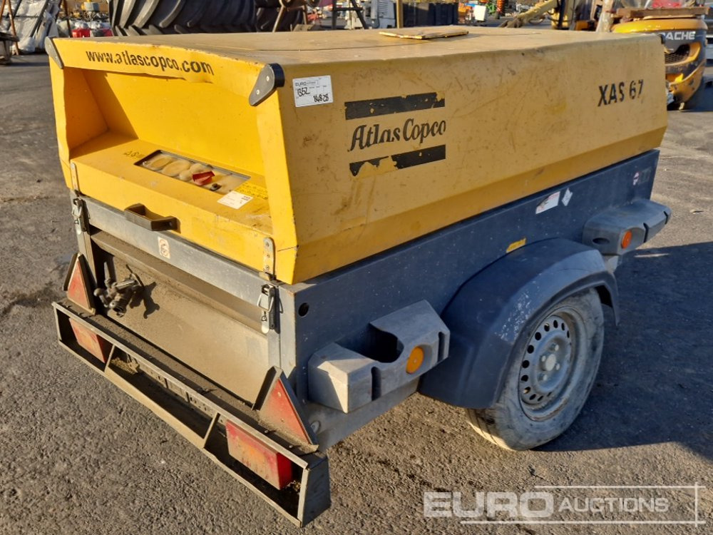 2011 Atlas Copco XAS67DD 120CFM - Compresor de aire: foto 3 2011 Atlas Copco XAS67DD 120CFM - Compresor de aire: foto 3