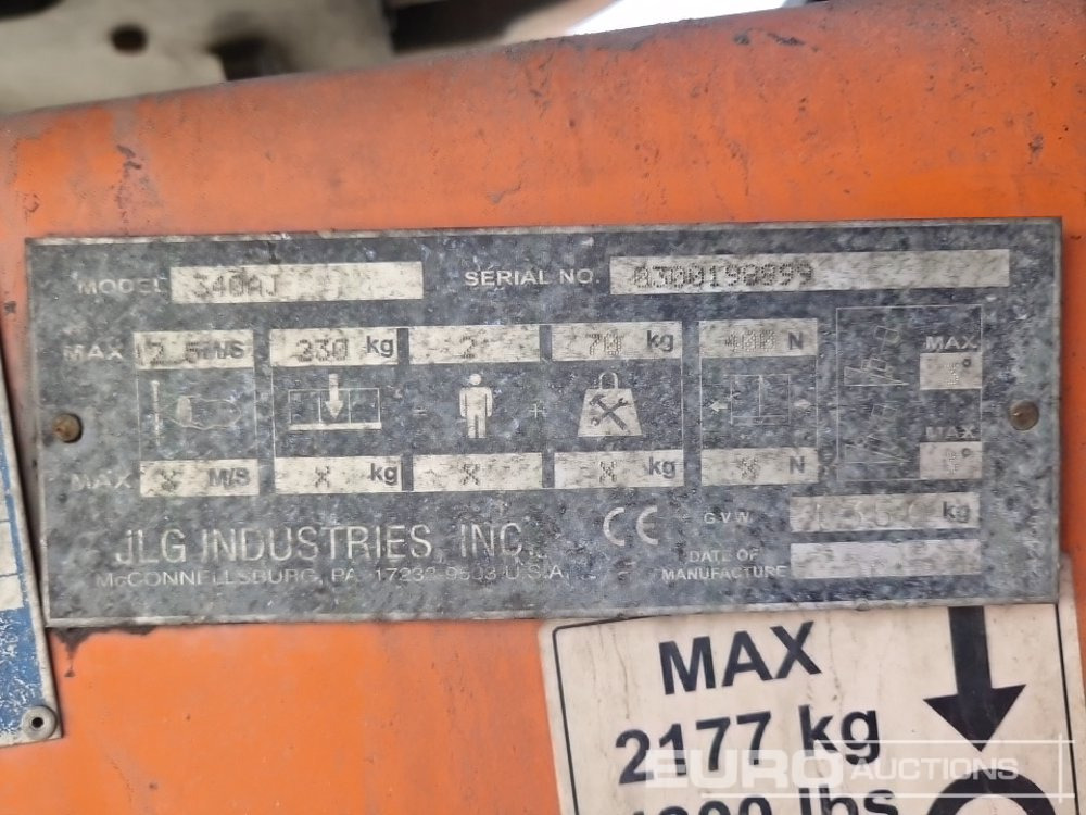 Plataforma elevadora 2014 JLG 340AJ: foto 32