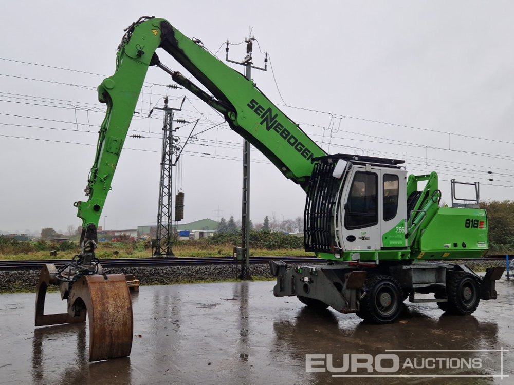 2015 Sennebogen 818E - Excavadora de ruedas: foto 1 2015 Sennebogen 818E - Excavadora de ruedas: foto 1
