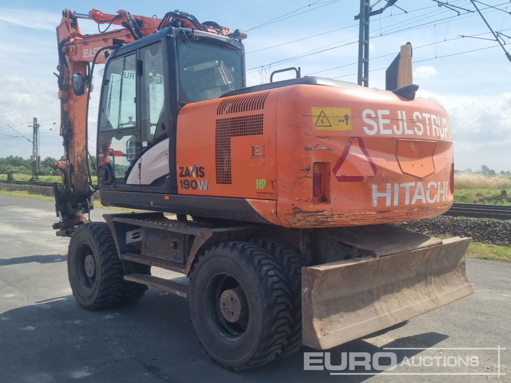 2016 Hitachi ZX190W-5B - Excavadora de ruedas: foto 3 2016 Hitachi ZX190W-5B - Excavadora de ruedas: foto 3