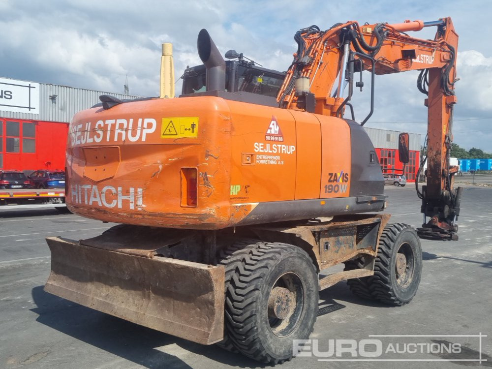 2016 Hitachi ZX190W-5B - Excavadora de ruedas: foto 5 2016 Hitachi ZX190W-5B - Excavadora de ruedas: foto 5
