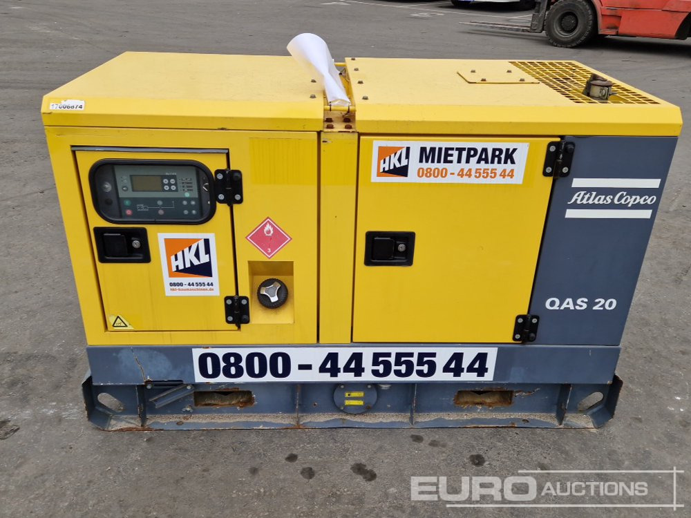 2017 Atlas Copco QAS20 - Generador industriale: foto 2 2017 Atlas Copco QAS20 - Generador industriale: foto 2