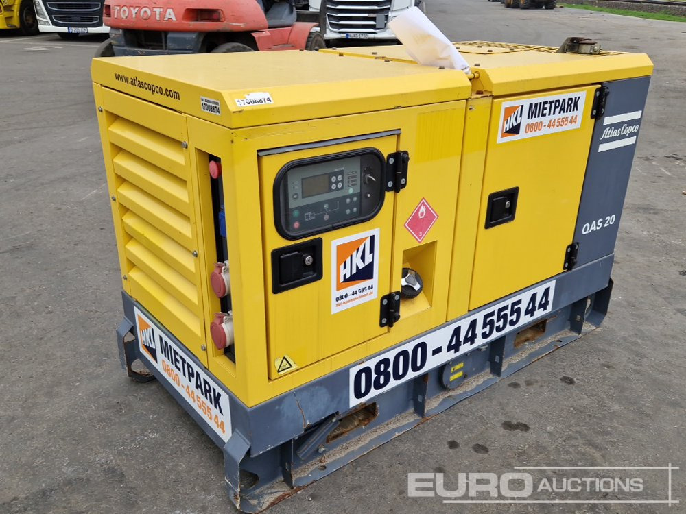 2017 Atlas Copco QAS20 - Generador industriale: foto 1 2017 Atlas Copco QAS20 - Generador industriale: foto 1