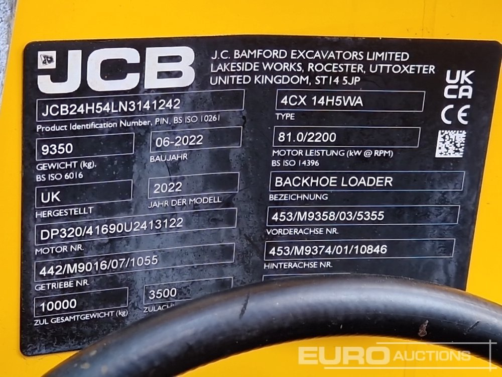 Retroexcavadora 2022 JCB 4CX: foto 35