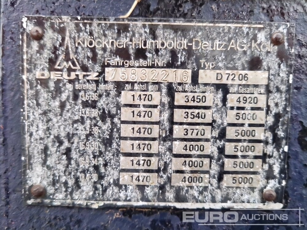 Tractor Deutz D7206: foto 28