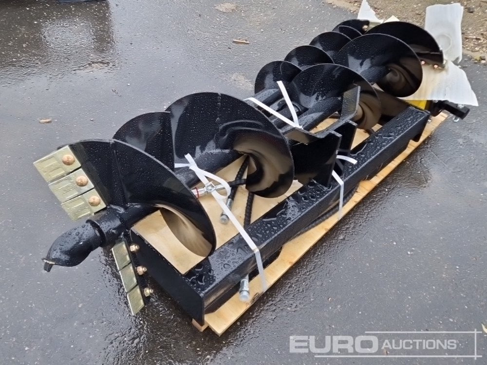 Unused 2025 GIYI Skidsteer Auger, 8” Alloy Auger, With 12”/16” Auger Rod - Implemento para Minicargadora: foto 2 Unused 2025 GIYI Skidsteer Auger, 8” Alloy Auger, With 12”/16” Auger Rod - Implemento para Minicargadora: foto 2