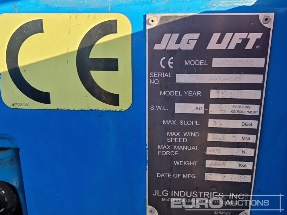 Plataforma elevadora JLG N35E: foto 25