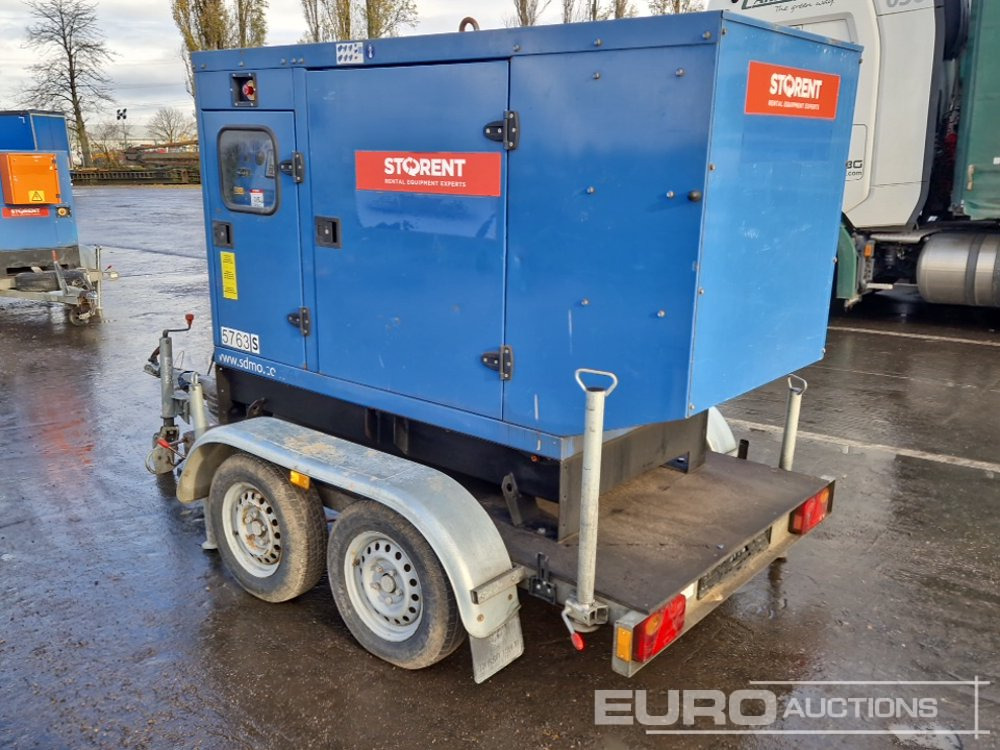 SDMO J88 80kVA Twin Axle Generator - Generador industriale: foto 2 SDMO J88 80kVA Twin Axle Generator - Generador industriale: foto 2