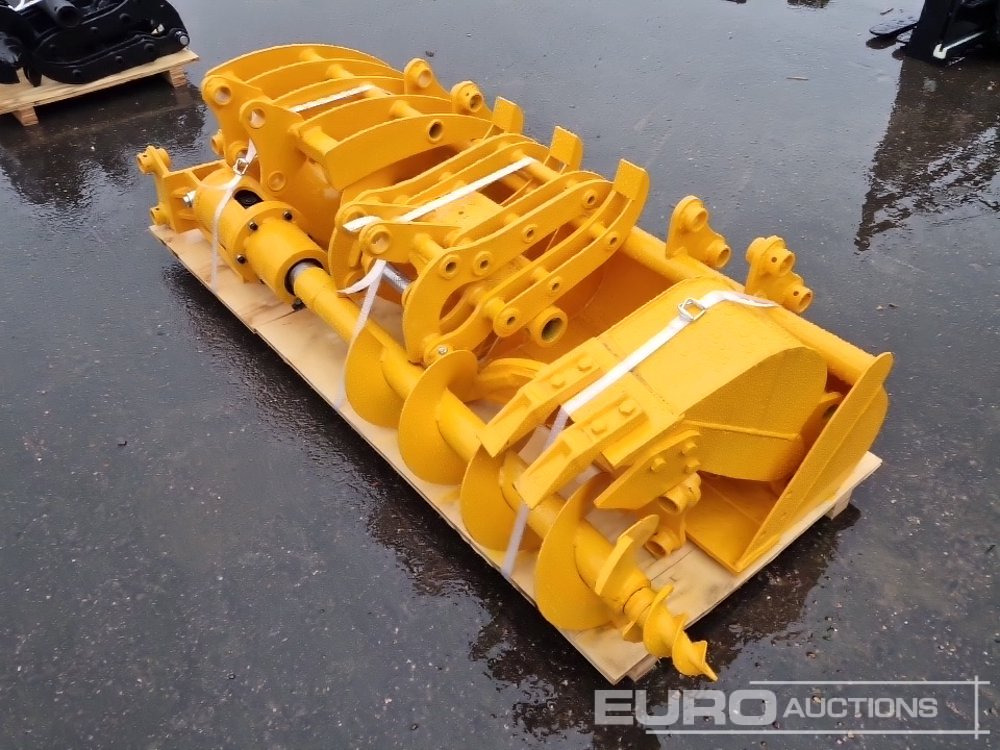 Unused 2025 GIYI QTY (8) CAT 301 Excavator Attachment, Rake, Ripper, Grabber, 12” Auger, 16” Auger, 8” Digging Bucket, 24”, 32” Ditching Bucket - Cazo: foto 5 Unused 2025 GIYI QTY (8) CAT 301 Excavator Attachment, Rake, Ripper, Grabber, 12” Auger, 16” Auger, 8” Digging Bucket, 24”, 32” Ditching Bucket - Cazo: foto 5