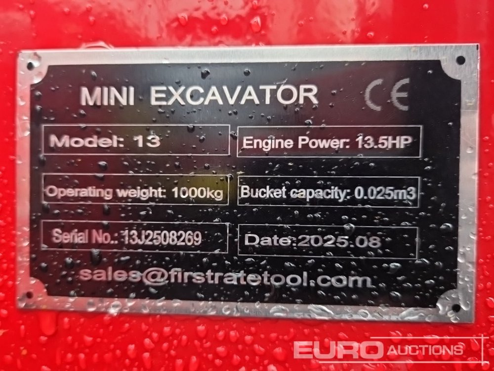 Unused 2025 Miva VA13 - Miniexcavadora: foto 1 Unused 2025 Miva VA13 - Miniexcavadora: foto 1