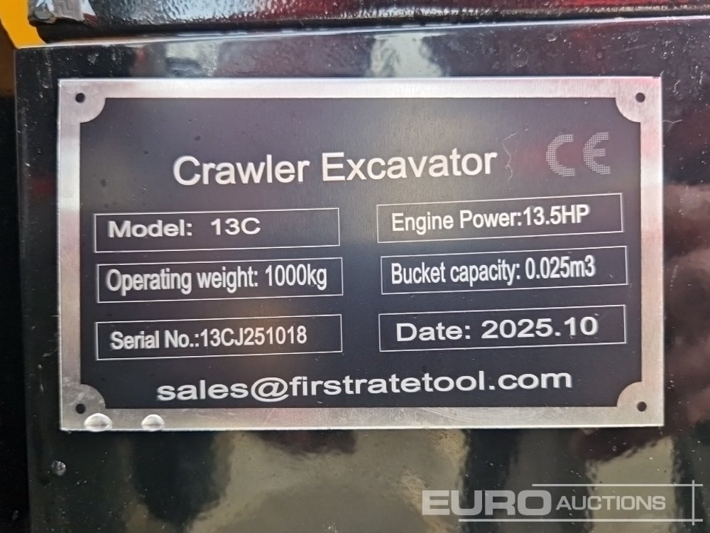 Unused 2025 Miva VA13C - Miniexcavadora: foto 1 Unused 2025 Miva VA13C - Miniexcavadora: foto 1