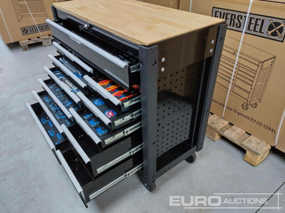 Unused Eversteel EV22-12XXL Tool Cabinet, 12 Drawers incl. Heavy Duty Truck Tools - Equipo de taller: foto 1 Unused Eversteel EV22-12XXL Tool Cabinet, 12 Drawers incl. Heavy Duty Truck Tools - Equipo de taller: foto 1