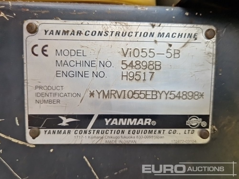 Miniexcavadora Yanmar ViO55-5B: foto 21