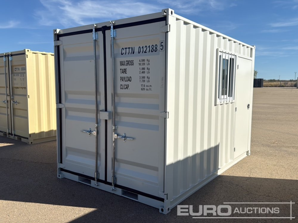 10.2ft Mini Container, Single Walk Door, Look Box, Window, Fork Pockets / Contenedor - Contenedor marítimo: foto 1 10.2ft Mini Container, Single Walk Door, Look Box, Window, Fork Pockets / Contenedor - Contenedor marítimo: foto 1