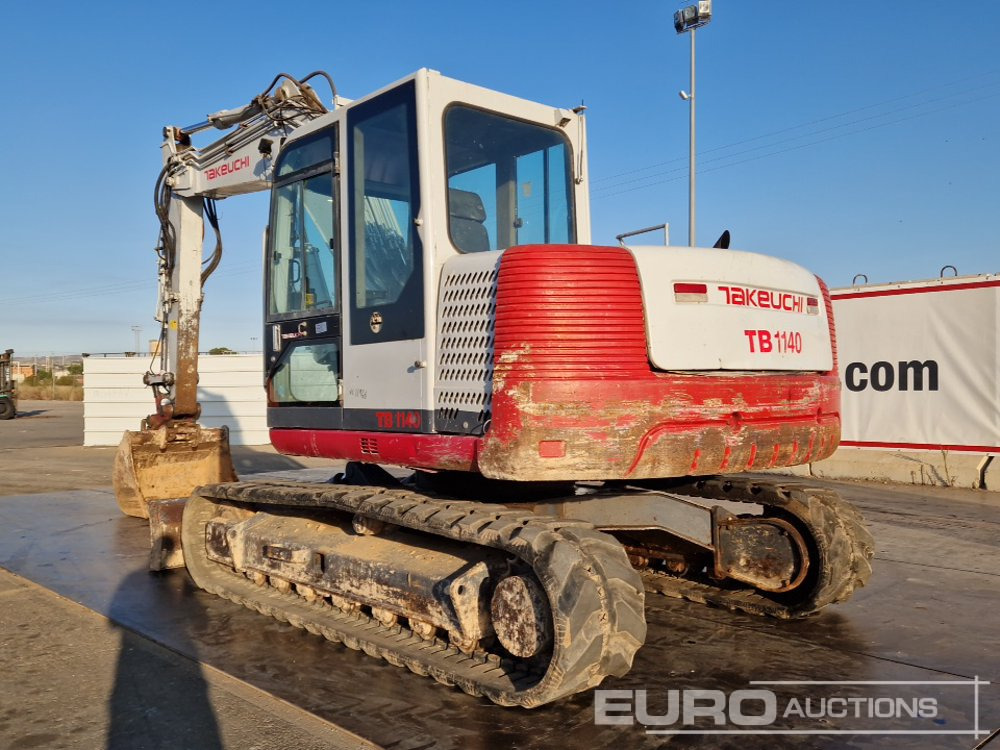 2007 Takeuchi TB1140 - Excavadora de cadenas: foto 3 2007 Takeuchi TB1140 - Excavadora de cadenas: foto 3