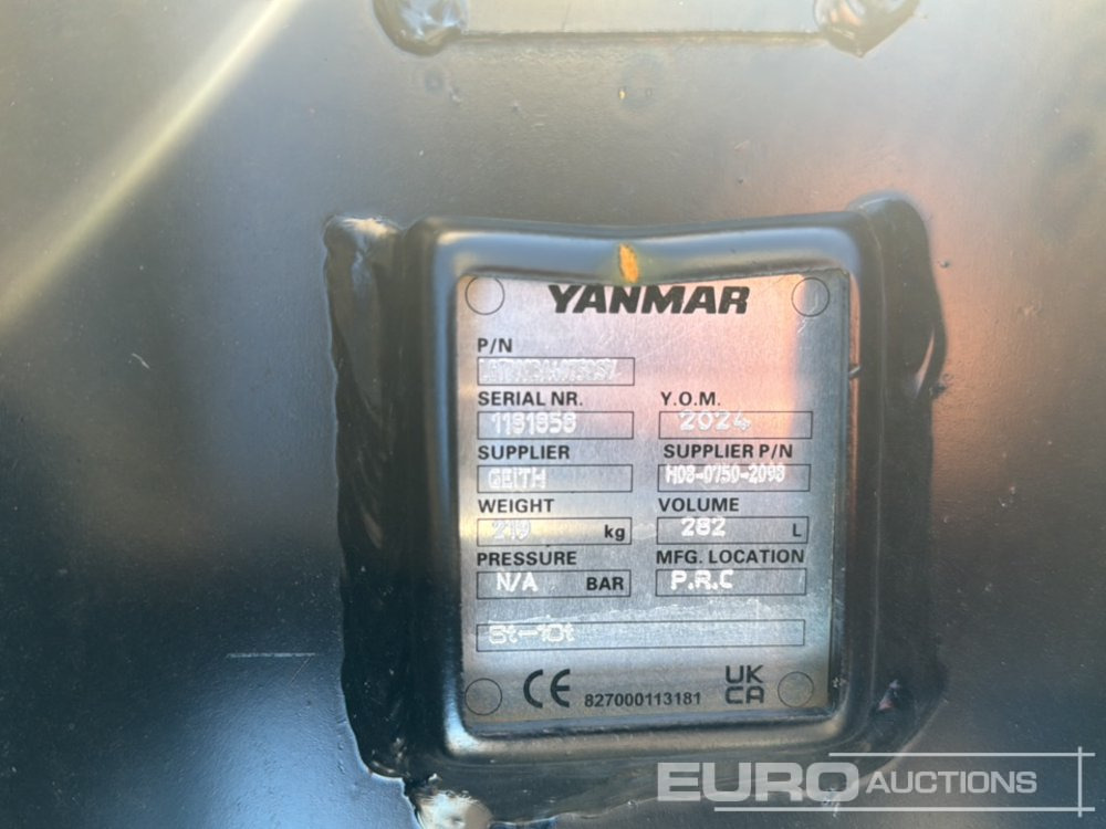 Bucket LGT000BA4075QSV to Suit 6-10 Ton Excavator (S/N 1181858), Bucket H04-0600 to Suit QR40 (S/N 1084900) - Cazo: foto 5 Bucket LGT000BA4075QSV to Suit 6-10 Ton Excavator (S/N 1181858), Bucket H04-0600 to Suit QR40 (S/N 1084900) - Cazo: foto 5