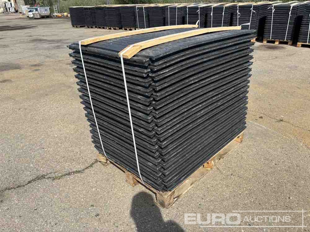 Pallet of Plastic Connectable Road Plates, 1200x800x28mm, 22kg per Plate (35 of) - Equipo de construcción: foto 3 Pallet of Plastic Connectable Road Plates, 1200x800x28mm, 22kg per Plate (35 of) - Equipo de construcción: foto 3