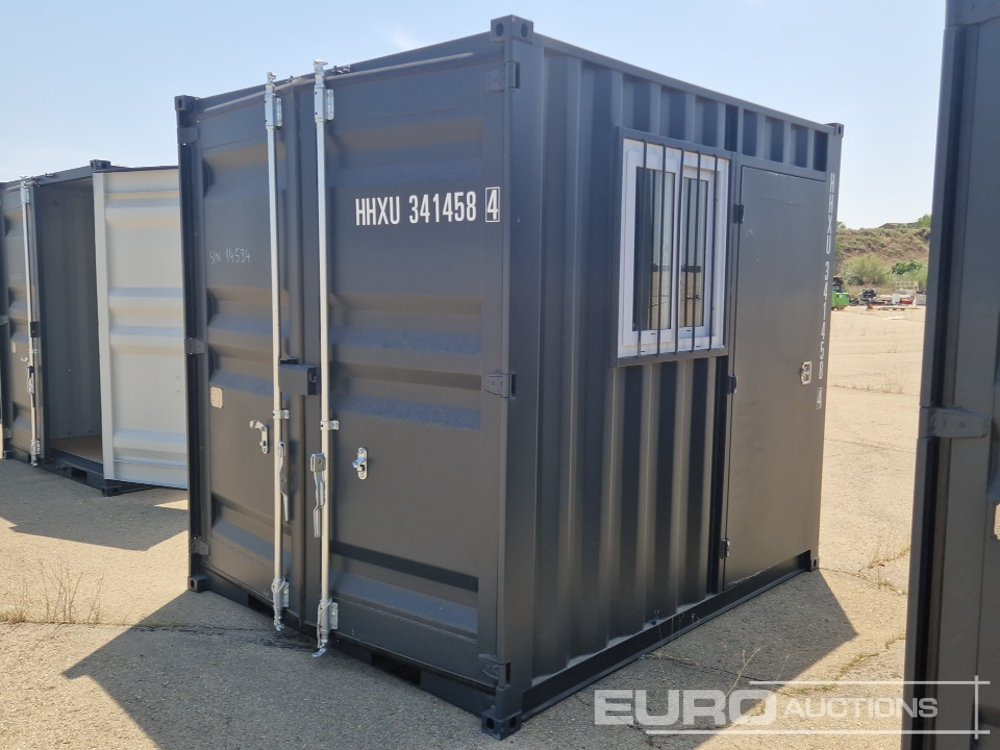 Unused 2025 10.2ft Mini Container, Single Walk Door, Look Box, Window, Fork Pockets / Contenedor - Contenedor marítimo: foto 1 Unused 2025 10.2ft Mini Container, Single Walk Door, Look Box, Window, Fork Pockets / Contenedor - Contenedor marítimo: foto 1