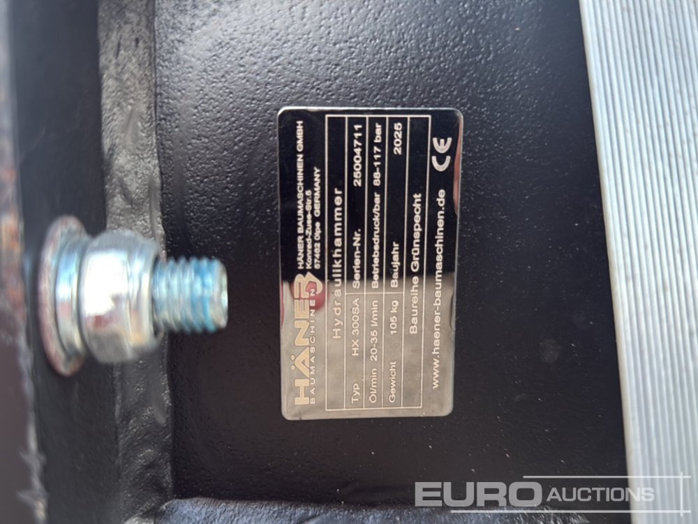 Unused 2025 Häner HX300SA - Martillo hidráulico: foto 5 Unused 2025 Häner HX300SA - Martillo hidráulico: foto 5