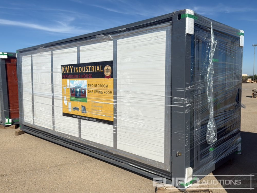 Unused 2025 KMY Industrial Expandable Container House, Two Bedrooms, One Living Room, C/W Shower Room, Wash Basin, Toilet, L-Shaped Cabinet, Unfolded Size :L5800XW6300XH2480mm - Contenedor marítimo: foto 4 Unused 2025 KMY Industrial Expandable Container House, Two Bedrooms, One Living Room, C/W Shower Room, Wash Basin, Toilet, L-Shaped Cabinet, Unfolded Size :L5800XW6300XH2480mm - Contenedor marítimo: foto 4