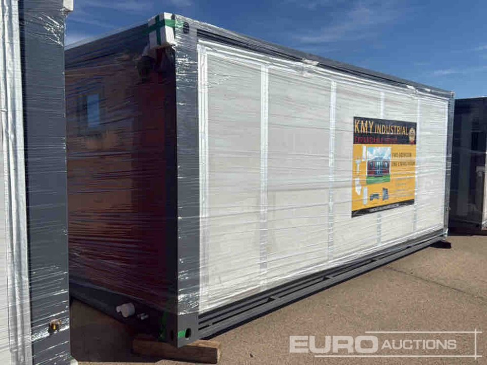 Unused 2025 KMY Industrial Expandable Container House, Two Bedrooms, One Living Room, C/W Shower Room, Wash Basin, Toilet, L-Shaped Cabinet, Unfolded Size :L5800XW6300XH2480mm - Contenedor marítimo: foto 3 Unused 2025 KMY Industrial Expandable Container House, Two Bedrooms, One Living Room, C/W Shower Room, Wash Basin, Toilet, L-Shaped Cabinet, Unfolded Size :L5800XW6300XH2480mm - Contenedor marítimo: foto 3