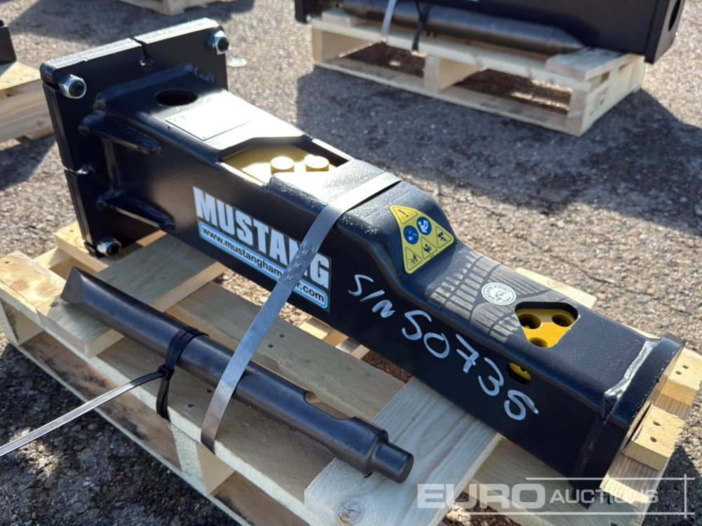 Unused 2025 Mustang HM100 - Martillo hidráulico: foto 2 Unused 2025 Mustang HM100 - Martillo hidráulico: foto 2