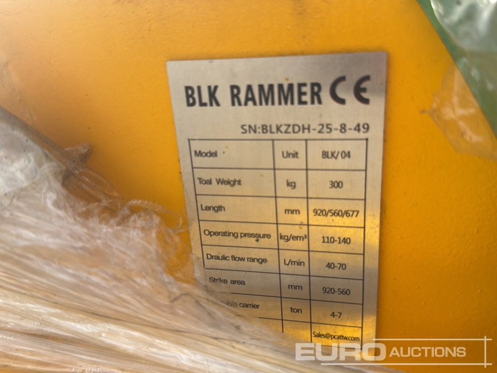 Unused BLK 04 - Martillo hidráulico: foto 5 Unused BLK 04 - Martillo hidráulico: foto 5