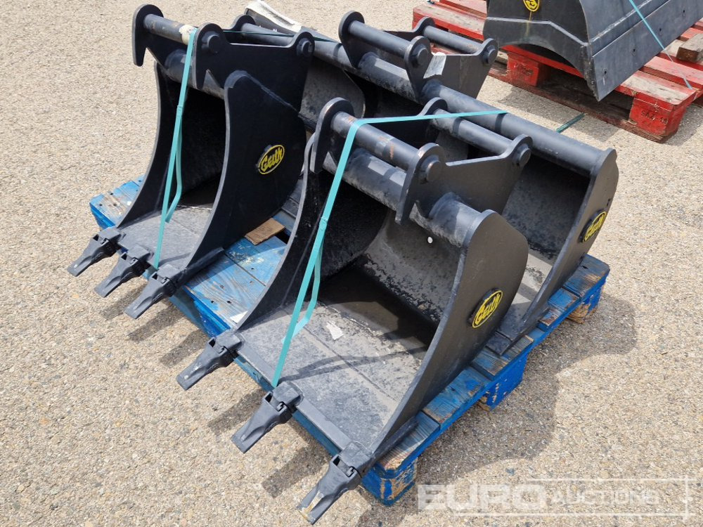 Unused Geith G03R-1200 48" Ditching Bucket, H03-0300 12" Digging Bucket, H03-450 18" Digging Bucket 40mm Pin to suit Mini Excavator / Conjunto Cazos - Cazo: foto 3 Unused Geith G03R-1200 48" Ditching Bucket, H03-0300 12" Digging Bucket, H03-450 18" Digging Bucket 40mm Pin to suit Mini Excavator / Conjunto Cazos - Cazo: foto 3