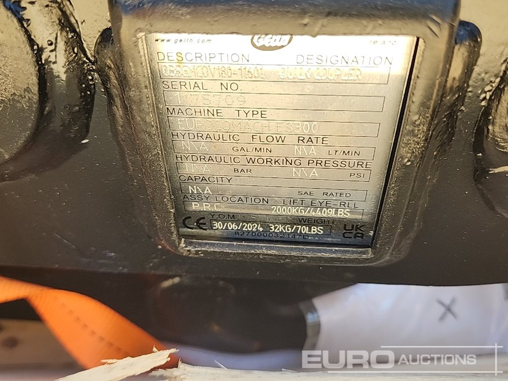 Unused Geith Q35MCOV180-11601 - Acoplamiento rápido: foto 5 Unused Geith Q35MCOV180-11601 - Acoplamiento rápido: foto 5