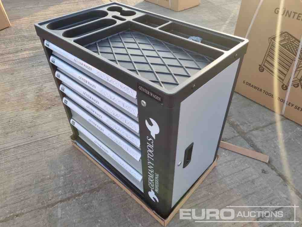 Unused Germany Tools Tools Trolley, 220Pcs, Complete with Tools, 6 Drawers / Carro Porta Herramientas Completo, 6 Cajones - Equipo de taller: foto 1 Unused Germany Tools Tools Trolley, 220Pcs, Complete with Tools, 6 Drawers / Carro Porta Herramientas Completo, 6 Cajones - Equipo de taller: foto 1