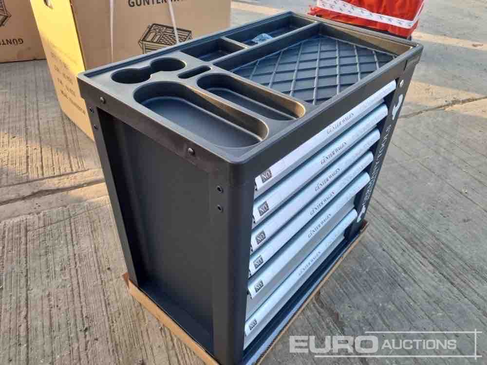 Unused Germany Tools Tools Trolley, 220Pcs, Complete with Tools, 6 Drawers / Carro Porta Herramientas Completo, 6 Cajones - Equipo de taller: foto 5 Unused Germany Tools Tools Trolley, 220Pcs, Complete with Tools, 6 Drawers / Carro Porta Herramientas Completo, 6 Cajones - Equipo de taller: foto 5