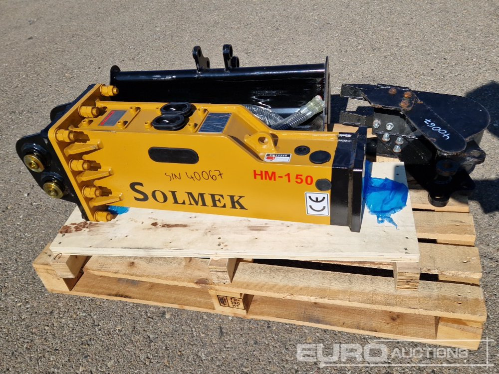 Unused Set of 30" Ditching, 8" Digging Bucket, Hydraulic Breaker to suit JPC Excavator / Conjunto Cazos de 800mm y 200mm y Martillo Solmek HM-150para Excavadora JPC - Cazo: foto 2 Unused Set of 30" Ditching, 8" Digging Bucket, Hydraulic Breaker to suit JPC Excavator / Conjunto Cazos de 800mm y 200mm y Martillo Solmek HM-150para Excavadora JPC - Cazo: foto 2