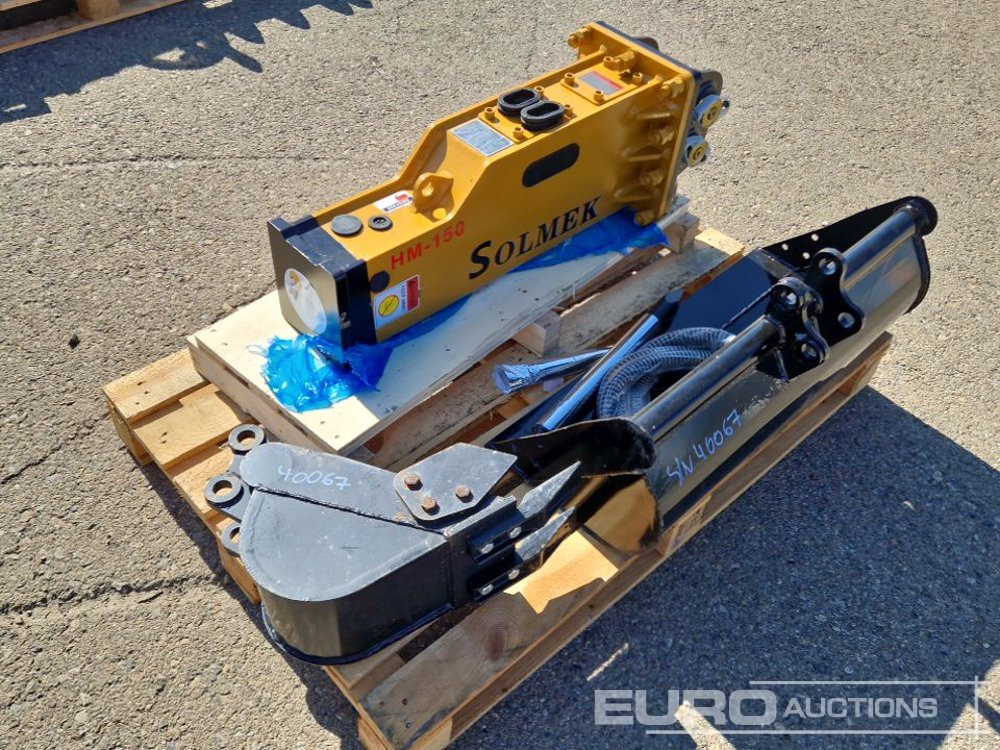 Unused Set of 30" Ditching, 8" Digging Bucket, Hydraulic Breaker to suit JPC Excavator / Conjunto Cazos de 800mm y 200mm y Martillo Solmek HM-150para Excavadora JPC - Cazo: foto 5 Unused Set of 30" Ditching, 8" Digging Bucket, Hydraulic Breaker to suit JPC Excavator / Conjunto Cazos de 800mm y 200mm y Martillo Solmek HM-150para Excavadora JPC - Cazo: foto 5