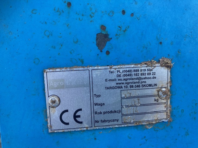 Agroland Kurzscheibenegge Heavy 4,50m - Rastras: foto 2 Agroland Kurzscheibenegge Heavy 4,50m - Rastras: foto 2