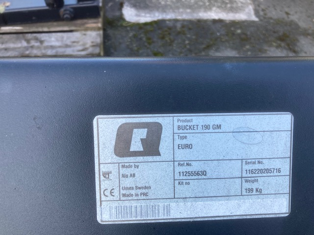 Alö Universalschaufel GM 190 EURO - Cargador frontal para tractor: foto 2 Alö Universalschaufel GM 190 EURO - Cargador frontal para tractor: foto 2