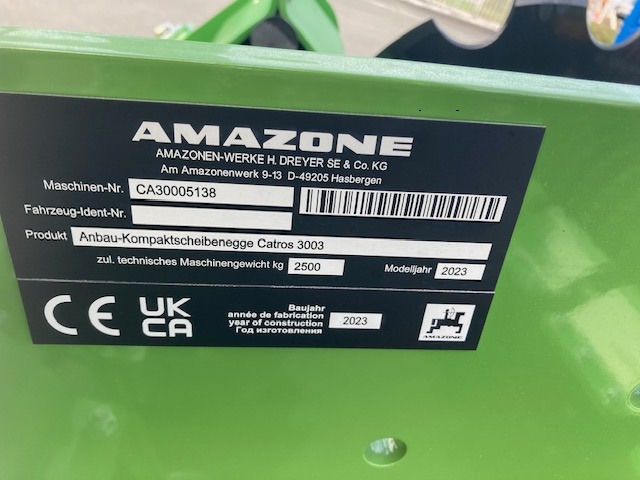 Amazone Catros 3003 - Rastras: foto 4 Amazone Catros 3003 - Rastras: foto 4