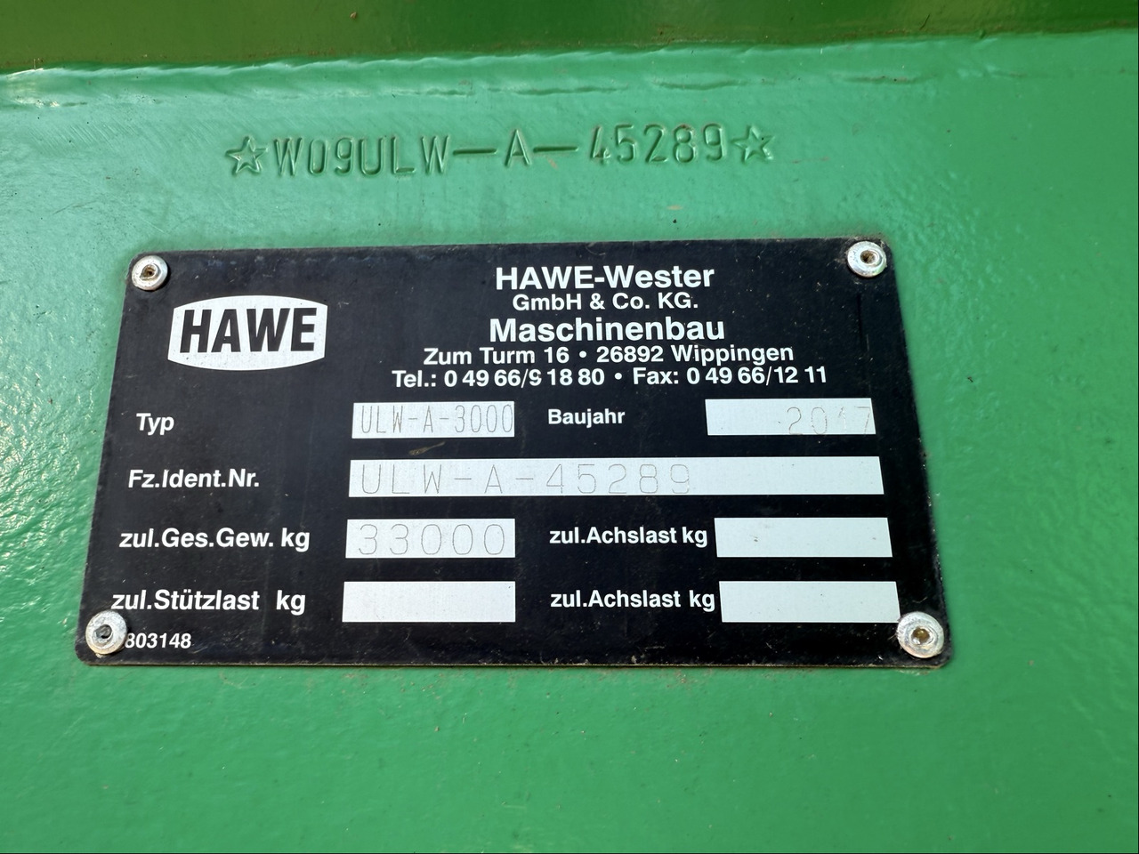 Remolque Hawe ULW 3000   Kipper MK 30: foto 6