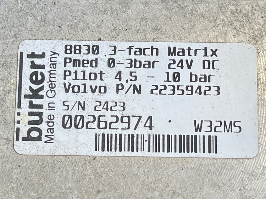 VOLVO HEATING VALVE 22359423 - Válvula de freno para Camión: foto 5 VOLVO HEATING VALVE 22359423 - Válvula de freno para Camión: foto 5