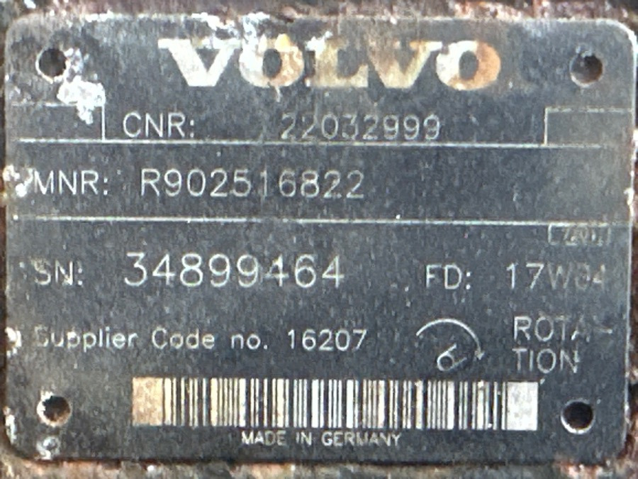 VOLVO HYDRAULIC PUMP 22032999 - Hidráulica para Camión: foto 3 VOLVO HYDRAULIC PUMP 22032999 - Hidráulica para Camión: foto 3